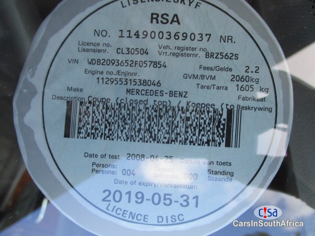 Mercedes Benz CLK-Class 320 Coupe Elegance Touchshift Automatic 2003 - image 10